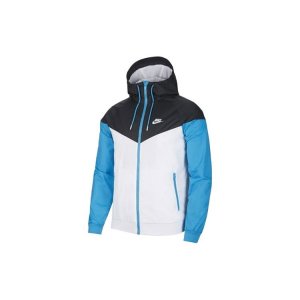 Спортивная толстовка с логотипом Colorblock, мужская куртка, синяя AT5271-105 Nike