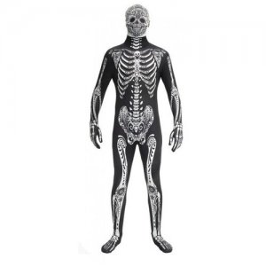 Морф-костюм День мертвых (8658) 150-165 см MORPHCOSTUMES. Цвет: серый