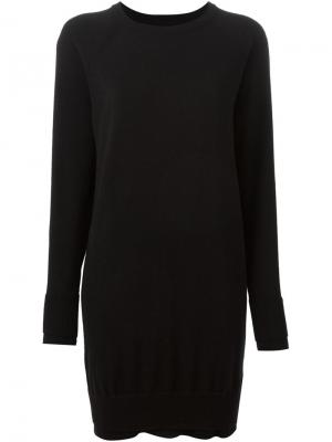 Короткое платье-свитер Maison Margiela. Цвет: чёрный