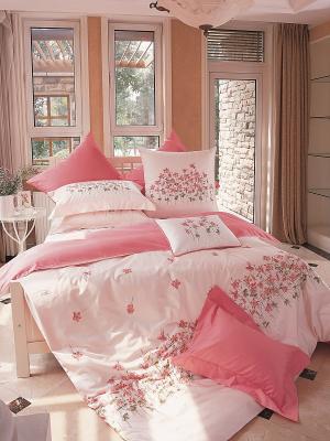 Комплект постельного белья Евро Красивый город ARTILIVI. Цвет: светло-коралловый, розовый