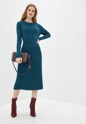 Платье D&M by 1001 dress. Цвет: зеленый