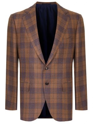 Пиджак кашемировый CESARE ATTOLINI. Цвет: оранжевый