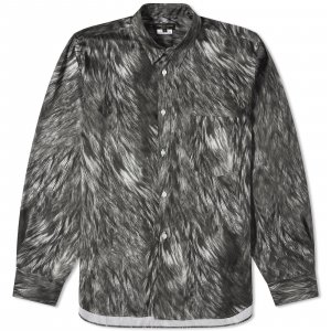 Рубашка Fur Print, черный Comme Des Garçons Homme Plus