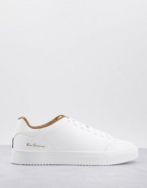 Белые кроссовки на шнуровке -Белый Ben Sherman