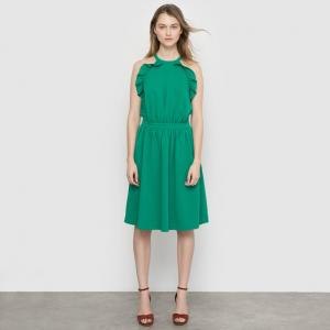 Платье коктейльное MADEMOISELLE R. Цвет: зеленый,телесный