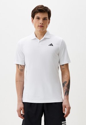 Поло adidas CLUB POLO. Цвет: белый