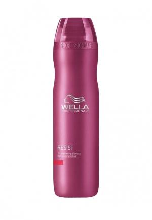 Укрепляющий шампунь для зрелых волос Wella Age Line 250 мл. Цвет: фиолетовый