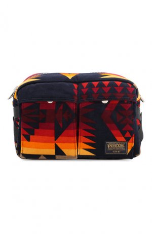 Текстильная поясная сумка Sacai. Цвет: разноцветный