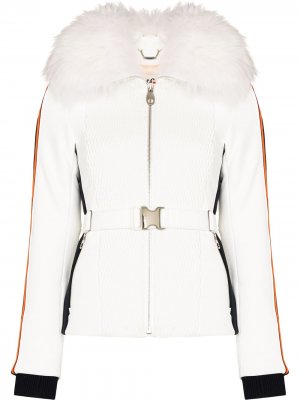 Лыжная куртка со сборками Chloé X Fusalp. Цвет: белый