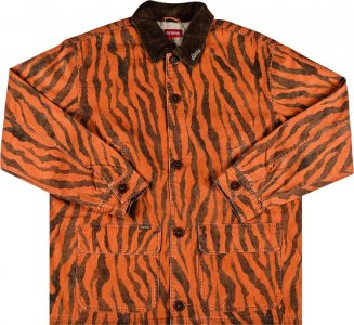Пальто Barn Coat 'Tiger Stripe', оранжевый Supreme