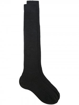 High ribbed socks Fashion Clinic Timeless. Цвет: серый