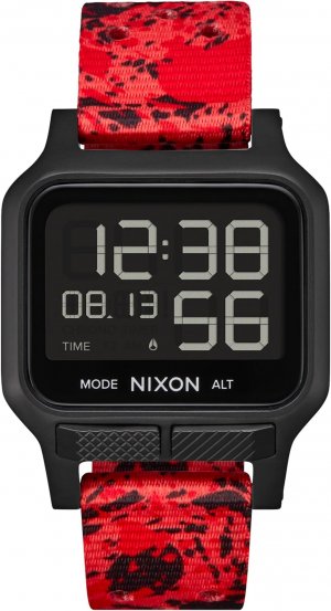 Часы Heat , цвет Black/Red Nixon