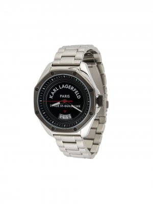 Наручные часы R.S.G. Dial Karl Lagerfeld. Цвет: серебристый