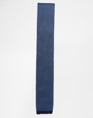 Трикотажный галстук Ted Baker. Цвет: синий