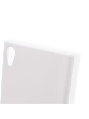 Пластиковая накладка Soft-Touch для Sony Xperia XA1U Rosco. Цвет: белый