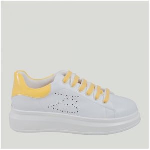 Кроссовки , размер 36, белый, желтый TOSCA BLU. Цвет: белый/желтый