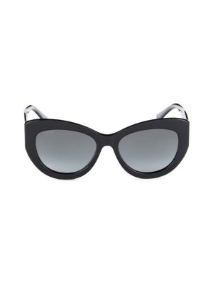Солнцезащитные очки «кошачий глаз» Xena 54MM , черный Jimmy Choo