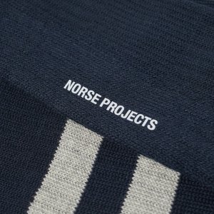 Носки Bjarki Cotton Sport, темно-синий Norse Projects