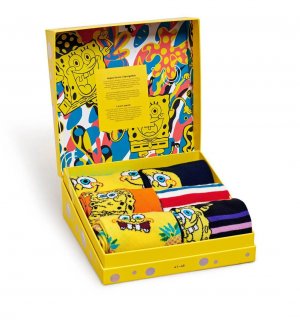 Носки Sponge Bob 6-Pack Gift Box XBOB10 Happy socks