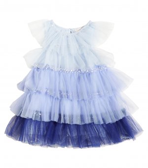 Ярусное платье из тюля baby josette , синий Tutu Du Monde