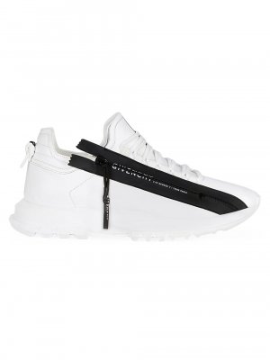 Кожаные кроссовки Spectre с боковой молнией , белый Givenchy