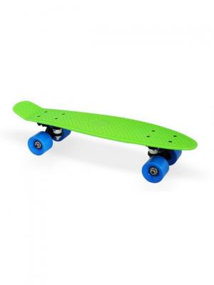 Скейт пластиковый 22х6-1, зеленый Moove&Fun. Цвет: светло-зеленый