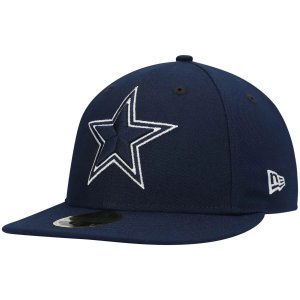Мужская приталенная шляпа New Era Navy Dallas Cowboys 59FIFTY