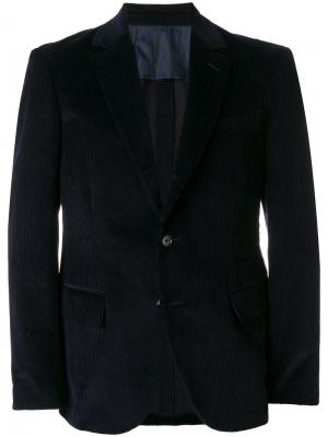 Однобртный пиджак Mp Massimo Piombo. Цвет: синий