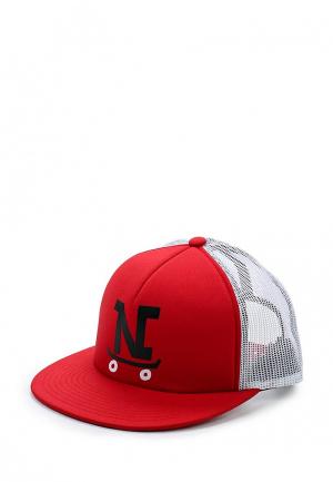 Бейсболка Nixon RIDGE TRUCKER HAT. Цвет: красный