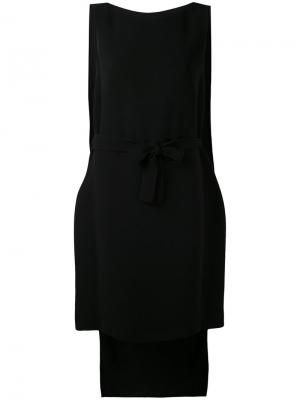 Платье с асимметричным подолом Gareth Pugh. Цвет: чёрный