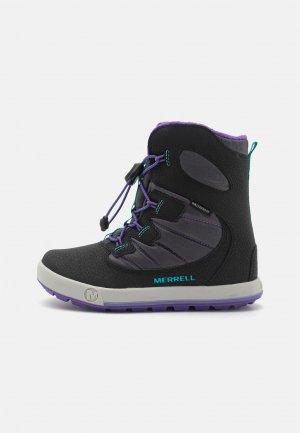 Снегоступы/зимние ботинки SNOW BANK 4.0 WTRPF UNISEX , цвет black/purple/turquoise Merrell