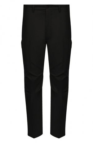 Хлопковые брюки-карго Tom Ford. Цвет: чёрный