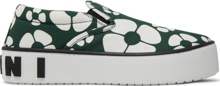 Кроссовки Carhartt WIP x Paw Sneaker Forest Green Floral, зеленый Marni