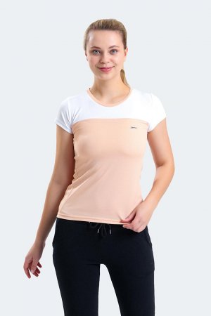 RANDERS Женская футболка с коротким рукавом лососевая SLAZENGER