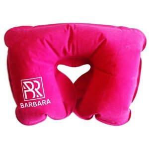 Подушка надувная (Барбара), розовая Barbara. Цвет: розовый