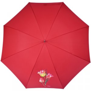 Зонт-трость, красный Airton. Цвет: красный