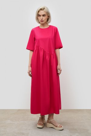 Платье BAON. Цвет: розовый