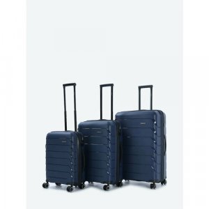 Комплект чемоданов , синий VITACCI. Цвет: синий