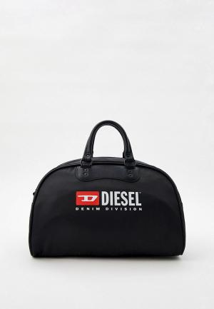 Сумка спортивная Diesel. Цвет: черный