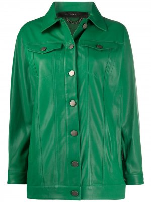 Куртка на пуговицах Federica Tosi. Цвет: зеленый