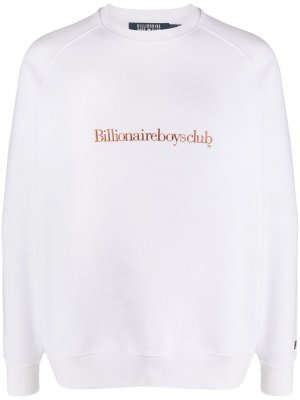 Толстовка с круглым вырезом и вышитым логотипом Billionaire Boys Club. Цвет: белый