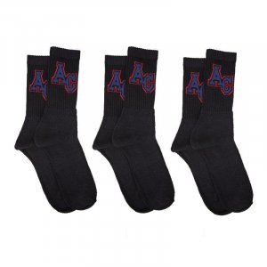 Набор из 3 носков с логотипом до щиколотки для мужчин AMERICAN COLLEGE