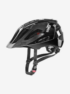 Шлем велосипедный quatro, Черный Uvex. Цвет: черный
