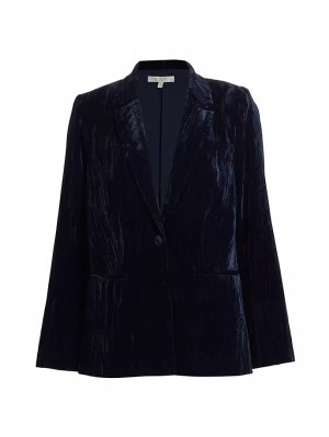 Бархатный вельветовый пиджак Goodwin , темно-синий Wayf