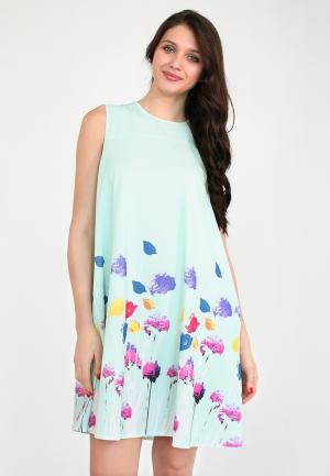 Платье Lacomo. Цвет: бирюзовый