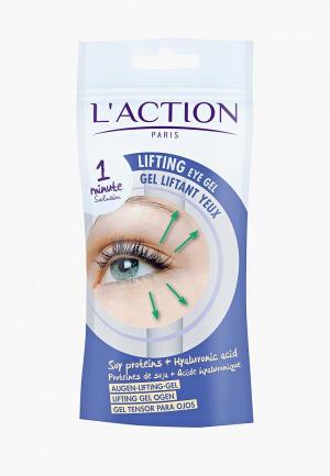 Гель для кожи вокруг глаз LAction L'Action с соевым протеином и гиалуроновой кислотой, Lifting Eye Gel, 15 мл. Цвет: прозрачный