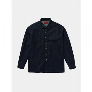 Куртка-рубашка DENIM SHIRT, размер L, синий 424. Цвет: синий