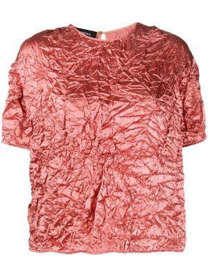 Блузка свободного кроя Rochas. Цвет: розовый