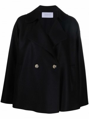 Notched-collar double-breasted jacket Harris Wharf London. Цвет: черный