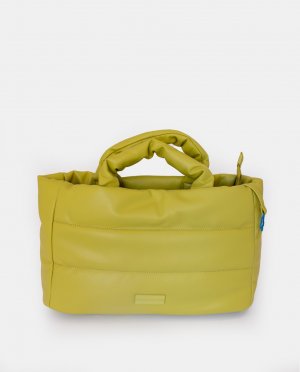Зеленая сумка-шопер с мягкой подкладкой и деталями в виде облаков Agatha Ruiz de la Prada, зеленый Prada